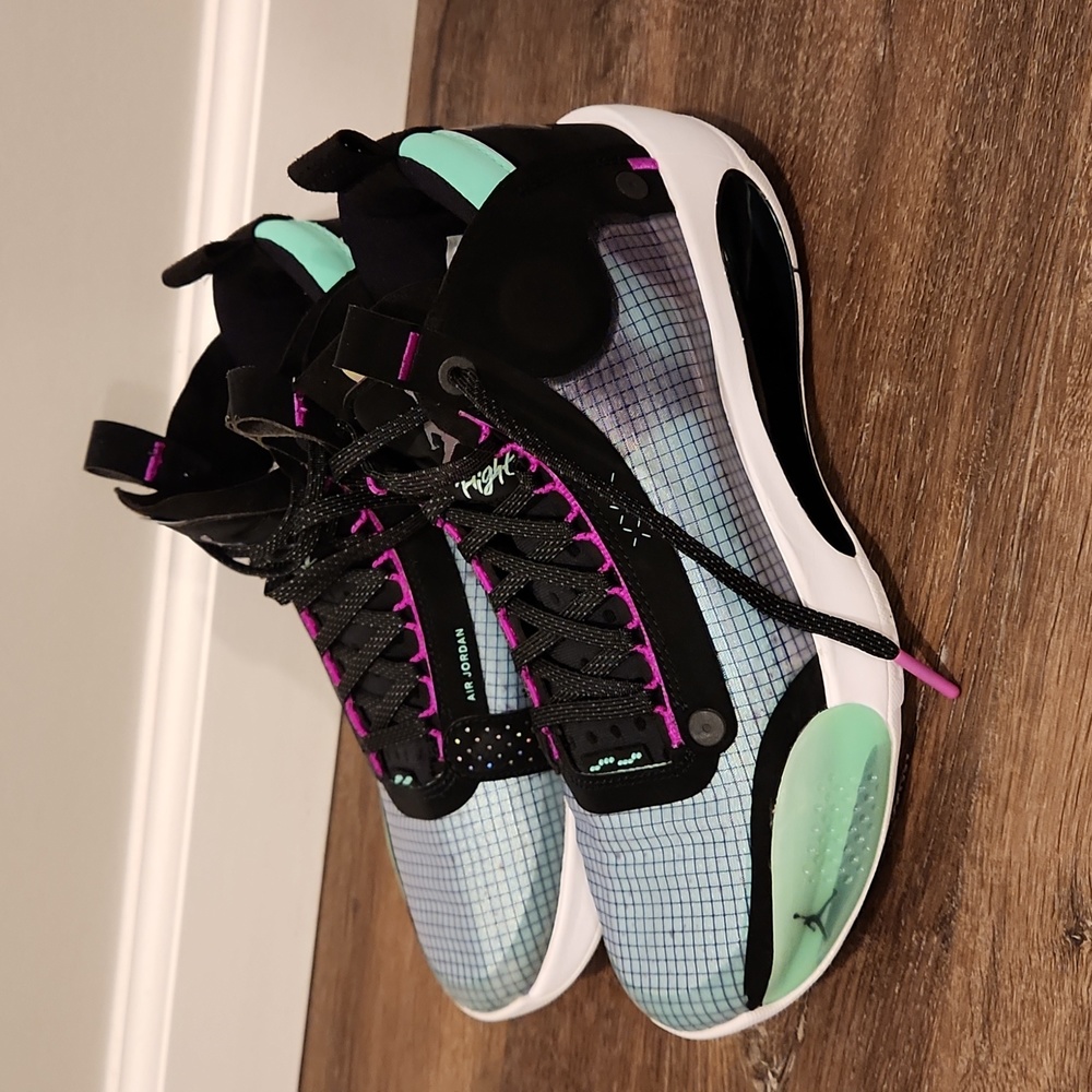 Nike Air Jordan 34 Blue Void size 8